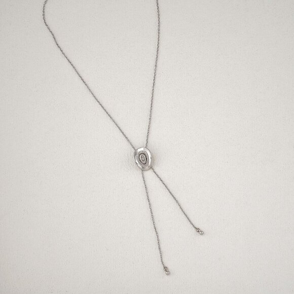 Western Cowgirl Hat Necklace for Women Gold Silver Dainty Bolo Tie Cowboy Neckti - Picture 8 of 8